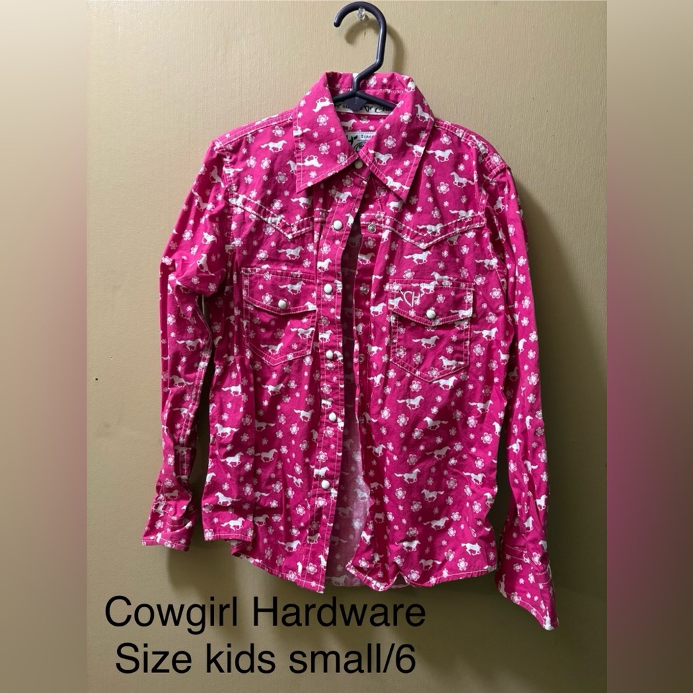 Girls Button Up
